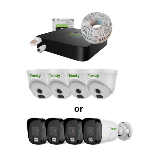 Tiandy 4 Channel 2mp kit